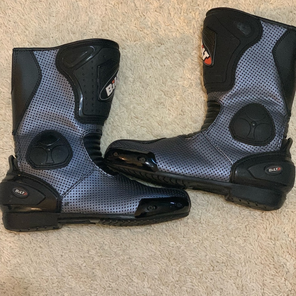 Bilt Men's Motorcycle Boots, sz 10
